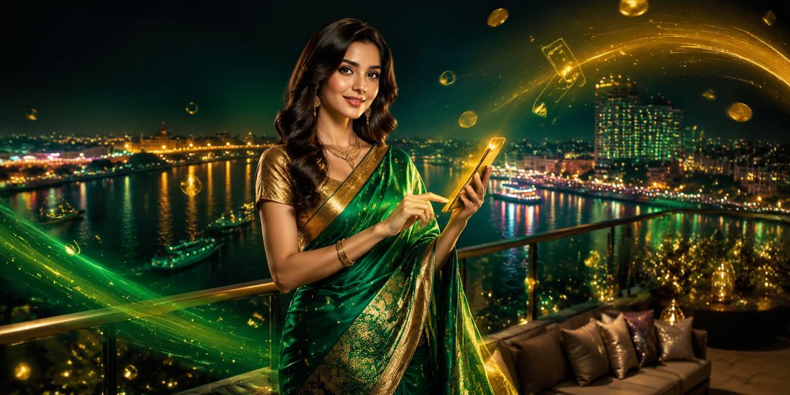 বরিশালে শাড়ি পরিহিতা নারী মোবাইলে ভাউচার রিডিম করছেন ও bKash পেমেন্ট করছেন