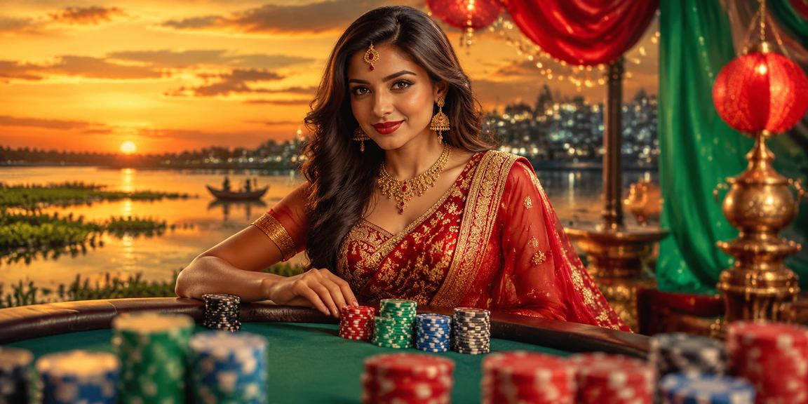 টাঙ্গুয়ার হাওরের পটভূমিতে স্পোর্টস বেটিং বোনাস অফার দেখছেন একজন ব্যবহারকারী